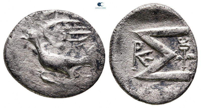 Sikyonia. Sikyon circa 90-60 BC. 
Triobol AR

16 mm, 2,00 g



nearly ver...