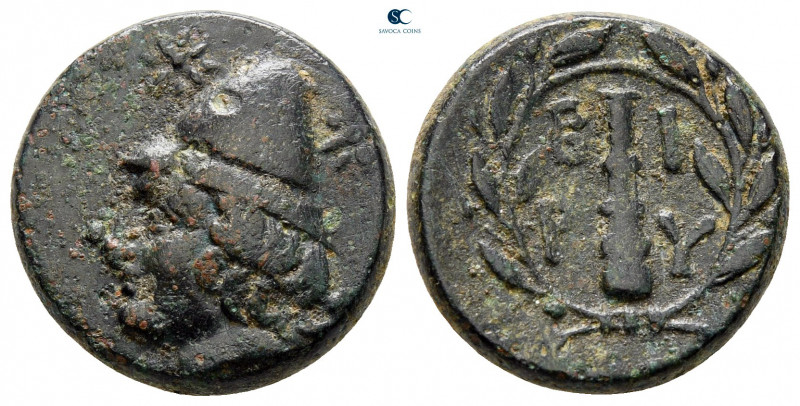 Troas. Birytis circa 350-300 BC. 
Bronze Æ

16 mm, 5,80 g



nearly very ...