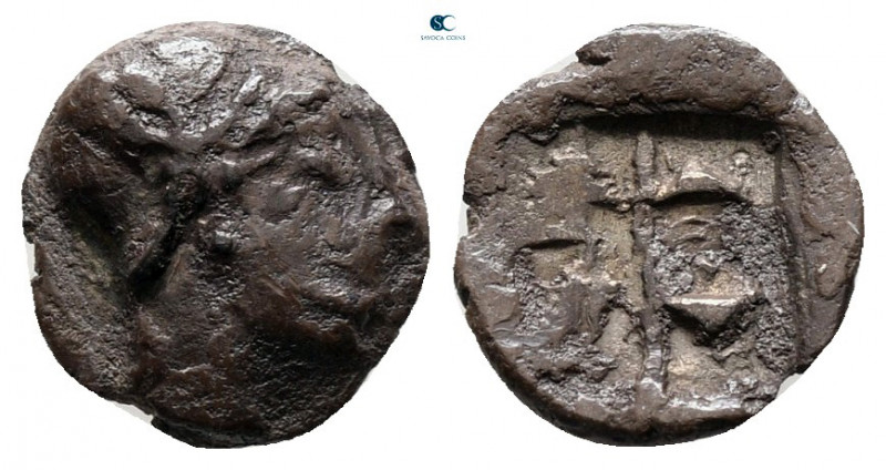 Ionia. Phokaia circa 521-478 BC. 
Diobol AR

9 mm, 0,46 g



nearly very ...