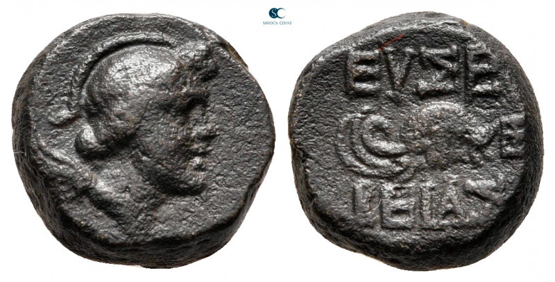 Cappadocia. Caesarea as Eusebeia circa 100-0 BC. 
Bronze Æ

12 mm, 3,25 g

...