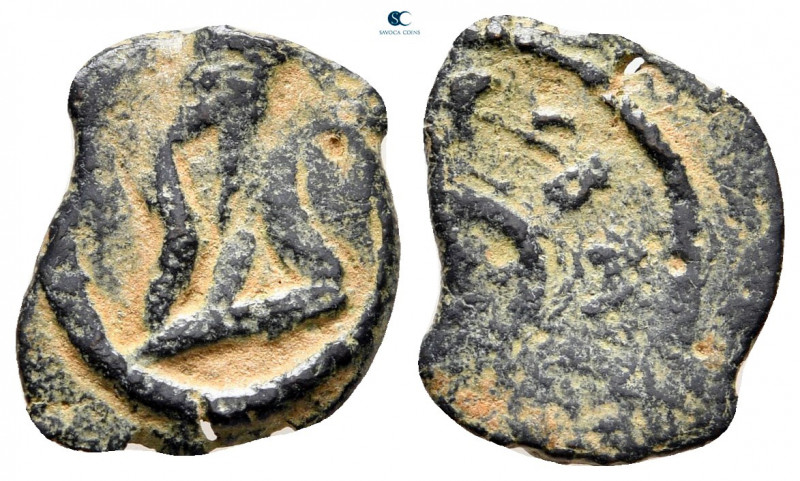 Judaea. Jerusalem. Herodians. Herod I (the Great) 40-4 BC. 
Prutah Æ

15 mm, ...