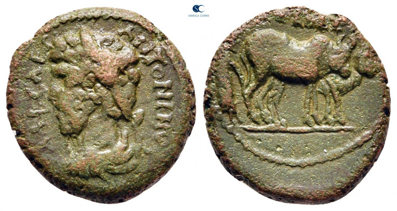 Mysia. Parion. Marcus Aurelius AD 161-180. 
Bronze Æ

16 mm, 2,98 g



ve...