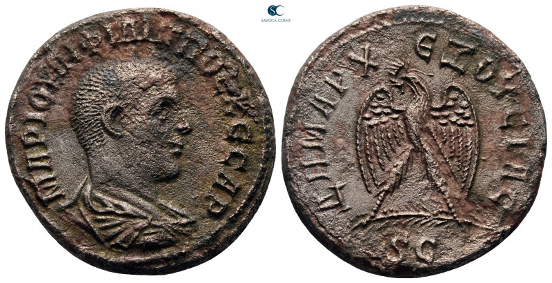 Seleucis and Pieria. Antioch. Philip II as Caesar AD 244-247. 
Billon-Tetradrac...