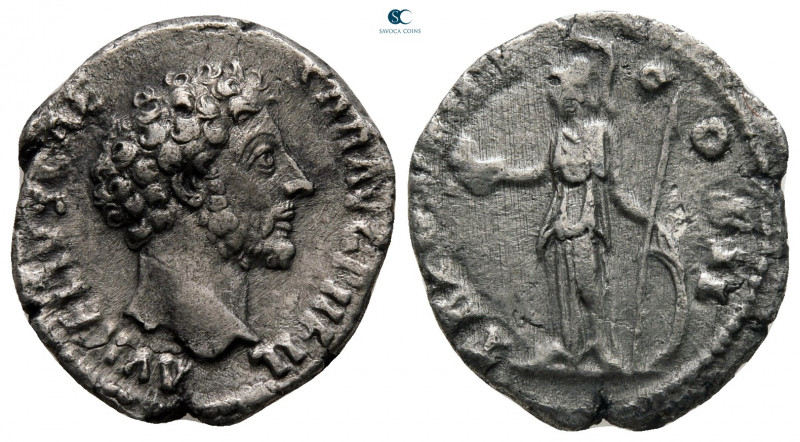 Marcus Aurelius, as Caesar AD 139-161. Rome
Denarius AR

15 mm, 2,71 g


...