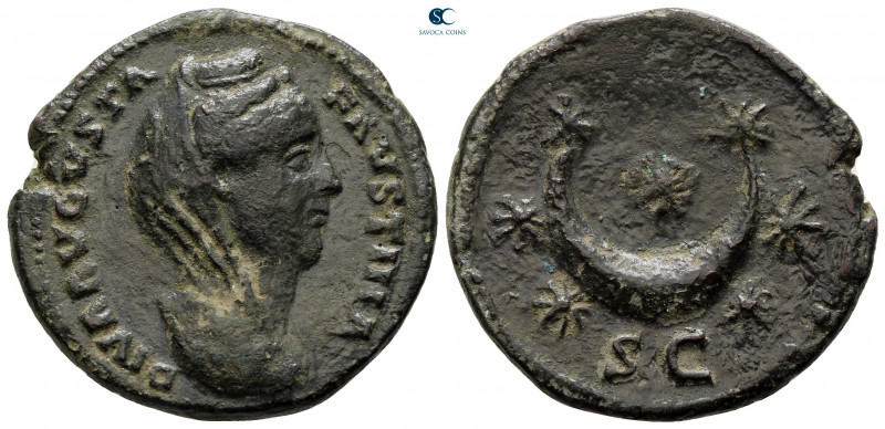 Diva Faustina I AD 140-141. Rome
As Æ

27 mm, 9,63 g



very fine