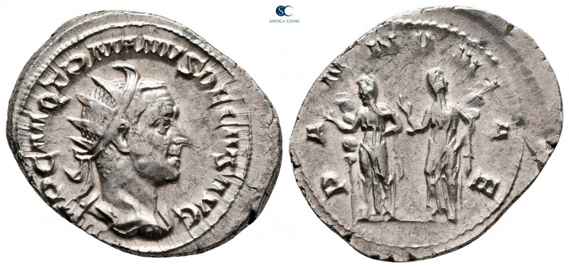 Trajan Decius AD 249-251. Rome
Antoninianus AR

20 mm, 4,56 g



very fin...