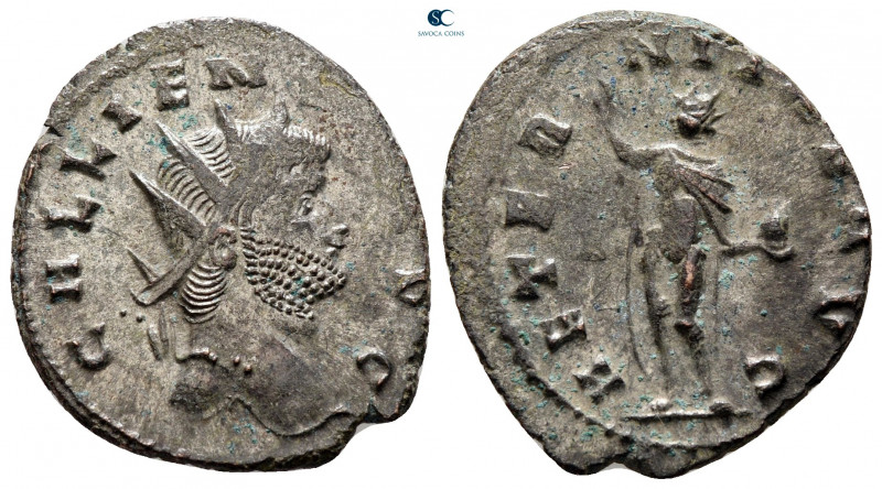 Gallienus AD 253-268. Rome
Antoninianus Æ silvered

19 mm, 3,13 g



very...