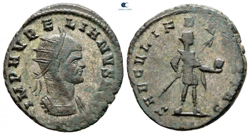 Aurelian AD 270-275. Rome
Antoninianus Æ

22 mm, 3,77 g



very fine