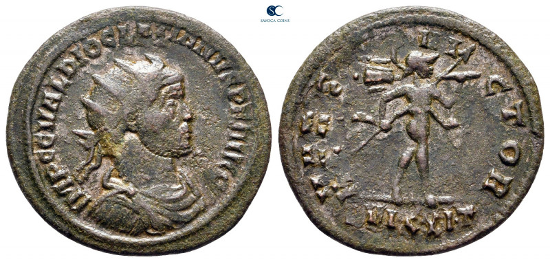 Diocletian AD 284-305. Ticinum
Antoninianus Æ

22 mm, 3,25 g



nearly ve...