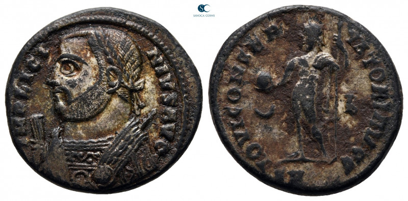 Licinius I AD 308-324. Alexandria
Billon Follis

18 mm, 3,46 g



nearly ...