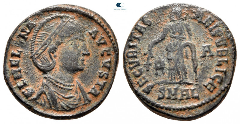 Helena. Augusta AD 324-3230. Alexandria
Follis Æ

19 mm, 3,29 g



very f...