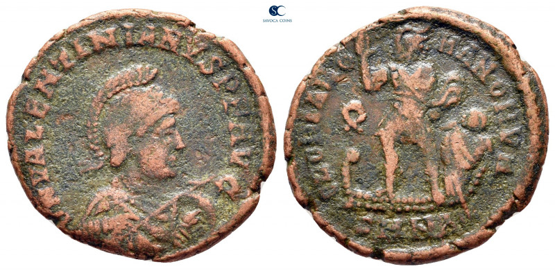 Valentinian II AD 375-392. Nicomedia
Follis Æ

22 mm, 4,84 g



nearly ve...