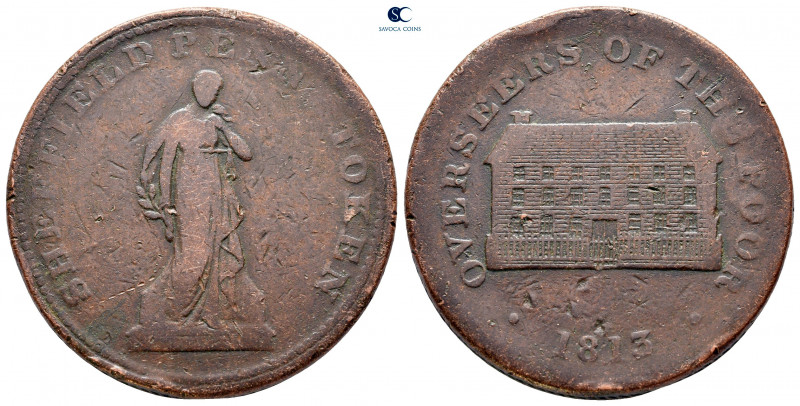 Great Britain. Sheffield. AD 1813.
Token CU

34 mm, 21,50 g



very fine