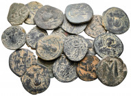 Lot of ca. 20 byzantine bronze coins / SOLD AS SEEN, NO RETURN!
nearly very fine