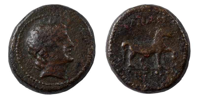 SELEUKID KINGS of SYRIA. Antiochos III ‘the Great’. 222-187 BC. Ae (bronze, 4.73...