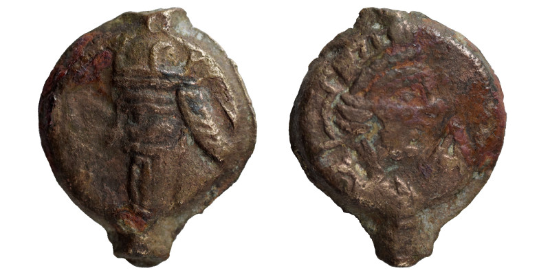 KINGS OF PARTHIA. Vologases IV, circa 147-191. Dichalkon (bronze, 2.86 g, 17 mm)...