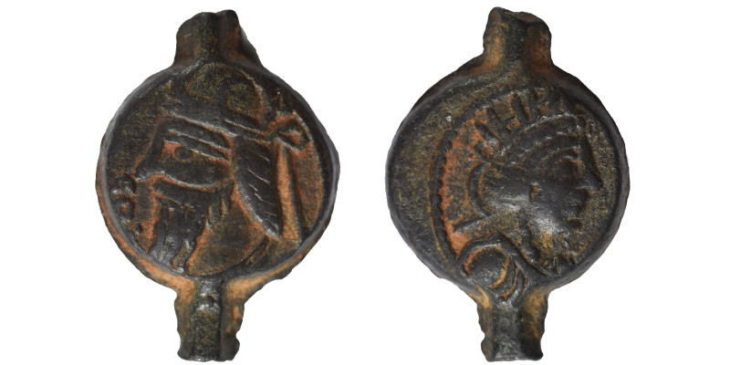 KINGS OF PARTHIA. Vologases IV, circa 147-191. Dichalkon (bronze, 4.21 g, 20 mm)...