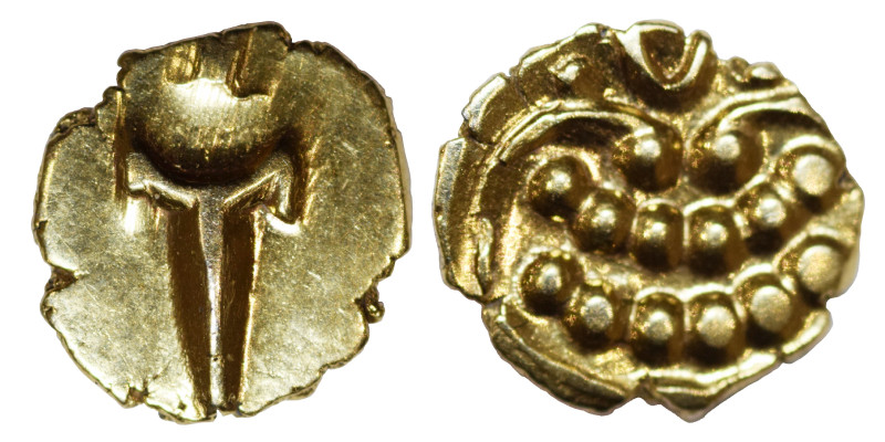 Kingdom of Thanjavur-Maratha (India - Princely states). Av fanam (gold, 0.35 g, ...