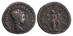 Severus Alexander. 222-235. Ae Denarius (bronze, 3.37 g, 19 mm). Antioch, AD 222. IMP C M AVR SEV ALEXAND AVG, laureate and draped bust right. Rev. P ...
