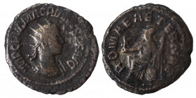 Macrianus, usurper, 260-261. Antoninianus (billon, 3.85, 21 mm), Samosata. IMP C FVL MACRIANVS P F AVG Radiate and cuirassed bust of Macrianus to righ...