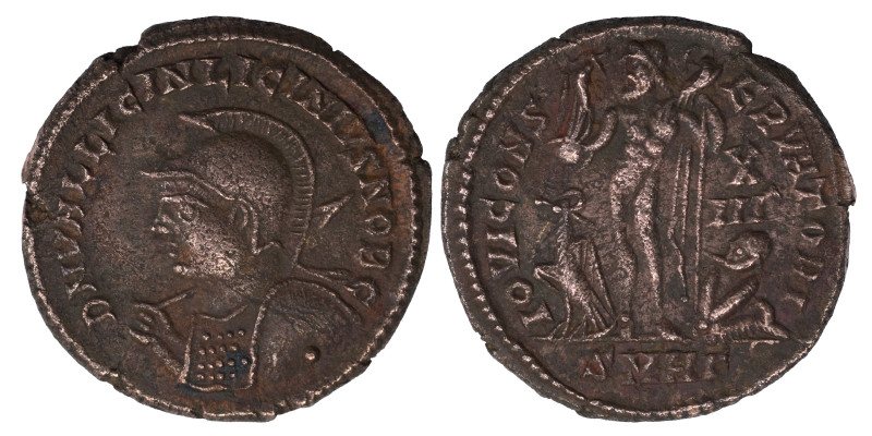 Licinius II, Caesar, 317-324. Follis (Bronze, 3.86 g, 20 mm), Heraclea 321 - 324...