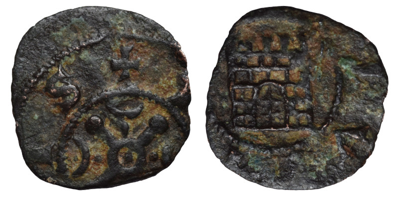 CRUSADERS. County of Tripoli. Raymond III, 1152-1187. Ae (bronze, 0.81 g, 15 mm)...