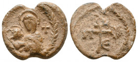 Byzantine Lead Seals, 7th - 13th Centuries
Reference:
Condition: Very Fine

Weight: 7,6 gr
Diameter: 23,3 mm