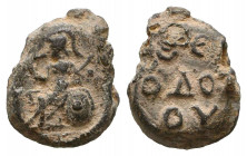 Byzantine Lead Seals, 7th - 13th Centuries
Reference:
Condition: Very Fine

Weight: 4,3 gr
Diameter: 16,7 mm