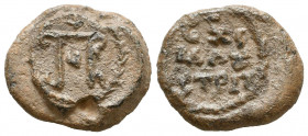 Byzantine Lead Seals, 7th - 13th Centuries
Reference:
Condition: Very Fine

Weight: 13,8 gr
Diameter: 25,3 mm