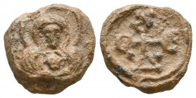 Byzantine Lead Seals, 7th - 13th Centuries
Reference:
Condition: Very Fine

Weight: 8,4 gr
Diameter: 18,5 mm