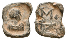 Byzantine Lead Seal of Anastasius, 7th - 13th Centuries
Reference:
Condition: Very Fine

Weight: 4,3 gr
Diameter: 18,5 mm