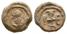 Byzantine Lead Seals, 7th - 13th Centuries
Reference:
Condition: Very Fine

Weight: 8,3 gr
Diameter: 17,3 mm