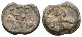 Byzantine Lead Seals, 7th - 13th Centuries
Reference:
Condition: Very Fine

Weight: 9 gr
Diameter: 21,9 mm