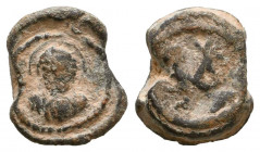 Byzantine Lead Seals, 7th - 13th Centuries
Reference:
Condition: Very Fine

Weight: 4,8 gr
Diameter: 15,6 mm