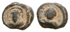 Byzantine Lead Seals, 7th - 13th Centuries
Reference:
Condition: Very Fine

Weight: 3 gr
Diameter: 12,5 mm
