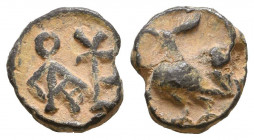 Byzantine Lead Seals, 7th - 13th Centuries
Reference:
Condition: Very Fine

Weight: 4,1 gr
Diameter: 15,1 mm