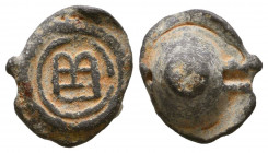 Byzantine Lead Seals, 7th - 13th Centuries
Reference:
Condition: Very Fine

Weight: 7 gr
Diameter: 18,2 mm