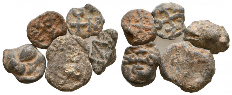 Lot of as seen Ancient Lead Seals, 
Reference:
Condition: Very Fine

Weight: lot...