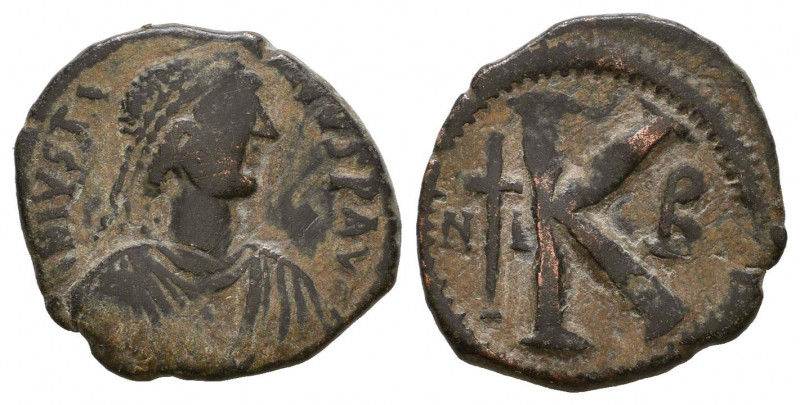 Byzantine Empire, Justinian. AD 527-565. AD. Ae
Reference:
Condition: Very Fine
...