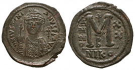 Byzantine Empire, Justinian. AD 527-565. AD. Ae
Reference:
Condition: Very Fine

Weight: 19.6 gr
Diameter: 36 mm