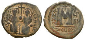 Byzantine Empire. Justin II with Sophia. 565-578. AE
Reference:
Condition: Very Fine

Weight: 11.5 gr
Diameter: 29 mm