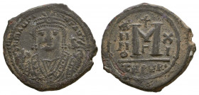 Byzantine Empire. Maurice Tiberius. 582-602. AE
Reference:
Condition: Very Fine

Weight: 10.8 gr
Diameter: 29 mm