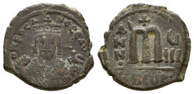 Byzantine Empire. Phocas. 602-610. AE
Reference:
Condition: Very Fine

Weight: 10.3 gr
Diameter: 25 mm
