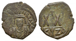 Byzantine Empire. Phocas. 602-610. AE
Reference:
Condition: Very Fine

Weight:5.6 gr
Diameter: 21 mm