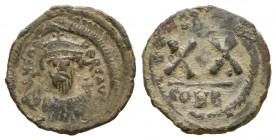 Byzantine Empire. Phocas. 602-610. AE
Reference:
Condition: Very Fine

Weight: 6.2 gr
Diameter: 25 mm