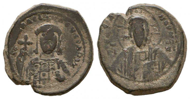 Byzantine Coins Ae, Anonymous, Bust of Jesus, 7th - 13th Centuries
Reference:
Co...