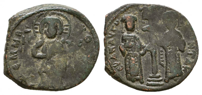 Byzantine Coins Ae, Anonymous, Bust of Jesus, 7th - 13th Centuries
Reference:
Co...