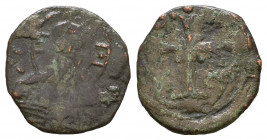 Byzantine Coins Ae, Anonymous, Bust of Jesus, 7th - 13th Centuries
Reference:
Condition: Very Fine

Weight: 3.1 gr
Diameter: 21 mm