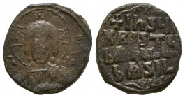Byzantine Coins Ae, Anonymous, Bust of Jesus, 7th - 13th Centuries
Reference:
Condition: Very Fine

Weight: 11.5 gr
Diameter: 27 mm