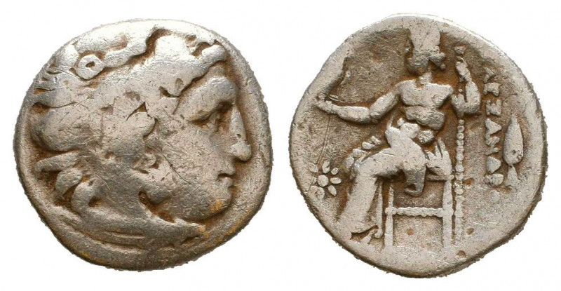 MACEDONIAN KINGDOM. Alexander III the Great (336-323 BC). AR Drachm.
Reference:
...